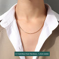 Gold / Box Chain 40cm + 5cm Extender