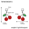TXF407- Silver Earrings