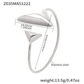 Z035- Silver Triangle Bracelet