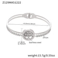 Z129- Silver Tree of Life Bracelet