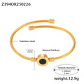 Z394 Gold Elastic Bracelet 68MM
