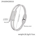 Z416 Silver Sticky Diamond Bracelet