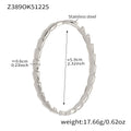 Z389 Silver Splicing Bracelet