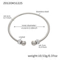 Z012 Steel Open Bracelet