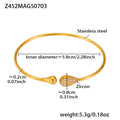 Z452- Gold Zircon Bracelet
