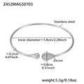 Z452 Steel Zircon Bracelet