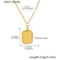 Gold Necklace40+5cm (P007) / Default