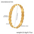 Z463 - Gold Zircon Bracelet