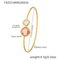 TXZ271- Pink Glass Bracelet