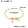 Z426 Gold Zircon Bracelet