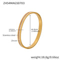 Z454 Gold Zircon Bracelet