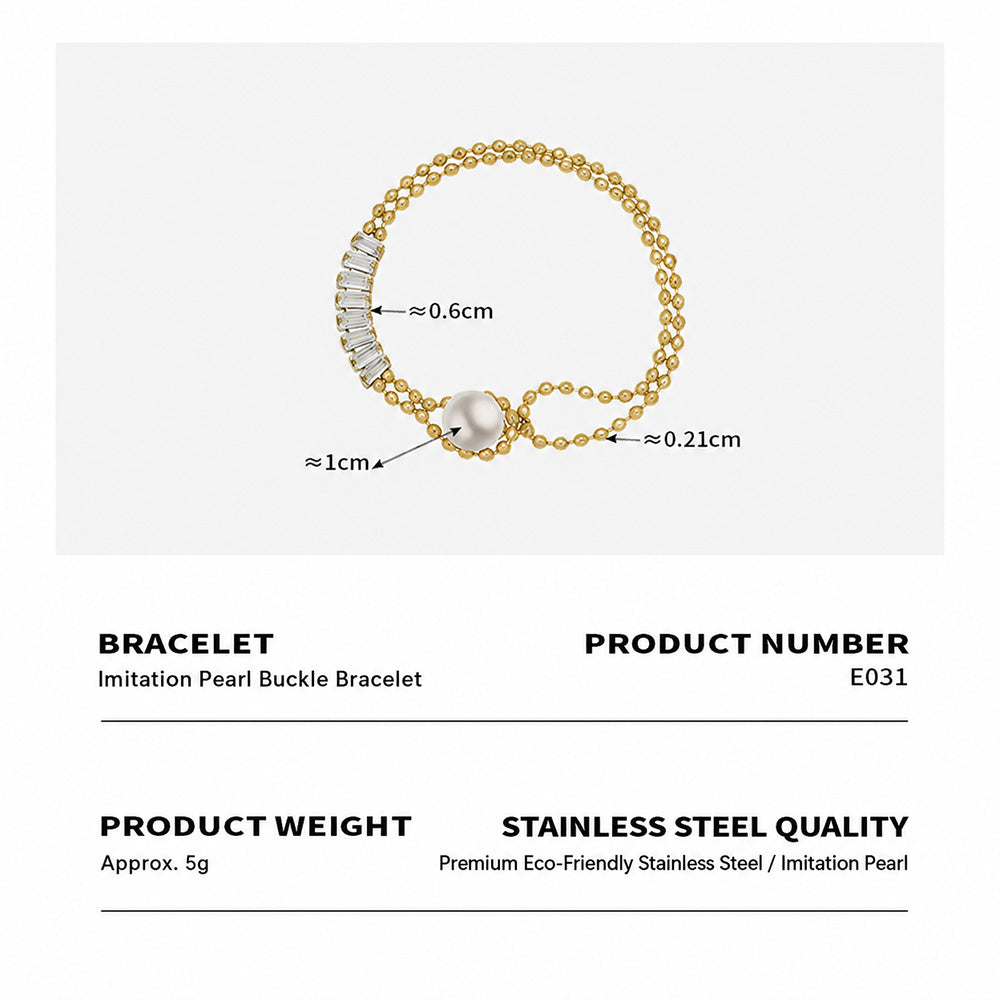 316L Stainless Steel 18K PVD Gold Chain Bracelet