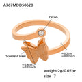 Gold / Butterfly Ring Size 7