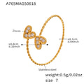 Gold / 5A Zircon Heart (Style B)