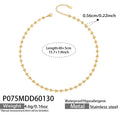 Gold / Length: 35+5cm