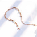 Rose Gold Bracelet / 14+3cm