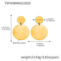 Double Circle Earrings / One Size