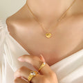 Gold / Short Necklace 40+5cm