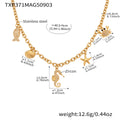 Gold / Necklace 40+5cm