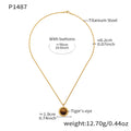 Gold / Tiger Eye Stone, 50cm