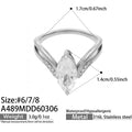 Steel / Ring Size 6
