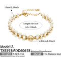 A款贝珠Gold Bracelet (TXE593) / 16+5cm