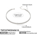 贝珠Steel Necklace (TXP597) / 37+6cm