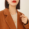 GoldBear Necklace (P586) / 50+5cm