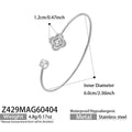 Steel CZ Bangle (Z429) / Default