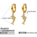 A款Gold Earrings (F289) / Default