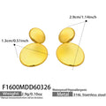 Gold Earrings (F1600) / Default
