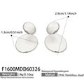 Steel Earrings (F1600) / Default