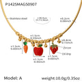 AGold Necklace40+5cm (P1425) / Default