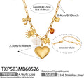 Gold Necklace42+5cm (TXP583) / Default