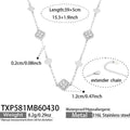 Steel Necklace39+5cm (TXP581) / Default