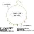 Gold Necklace (P132) / 45cm