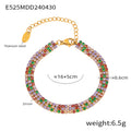 Colored zircon Bracelet (E525) / Default
