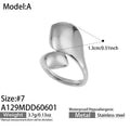 Steel Ring (A129) / Size 7
