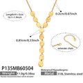 Gold Necklace41+5cm (P135) / Default