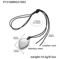 Steel Long Necklace134cm (P1516) / Default