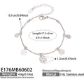 Steel Bracelet17.5+5cm (E176) / Default