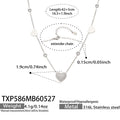 Steel Necklace42+5cm (TXP586) / Default