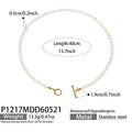 Gold Necklace (P1217) / 40cm