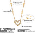 Gold Necklace41.5+5cm (P1760) / Default