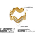 Single Gold Ear Clip (F1495) / Default