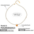 E款Gold Necklace40+5cm (P042) / Default