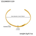 Gold Open Bangle (Z222) / Default