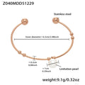 Rose Gold Bangle (Z040) / Default