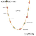 Pink Green Natural Stone / One Size