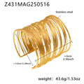 Gold Bangle (Z431) / Big Style
